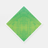 Annahme | Yellow Green Blue Shibori Muster Serviette (Ecke)