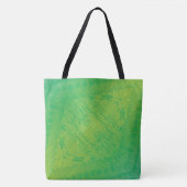 Annahme | Yellow Green Blue Shibori Muster Tasche (Vorderseite)