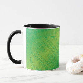 Annahme | Yellow Green Blue Shibori Muster Tasse