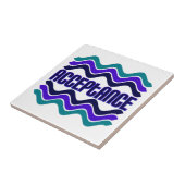Annahmeangebot in blaugrüner Lila Grafik Fliese (Seite)