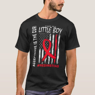 Annahmestelle Rot tragen statt Autismus Son T-Shirt