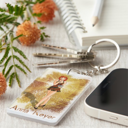 Annakeyer-Journalist Schlüsselanhänger (Vorderseite rechts)
