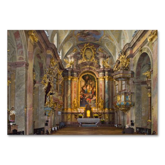 Annakirche, Wien Österreich Tischnummer (Vorderseite)