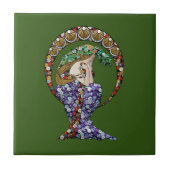Annale Art Nouveau Fliese (Vorderseite)
