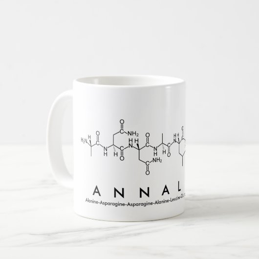 Annalena Peptidname Tasse (Vorderseite Links)