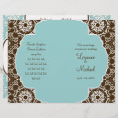 AnnaLiese Damask - Programm für feierliche Hochzei (Vorne/Hinten)