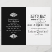 AnnaLiese Damask - Programm für feierliche Hochzei (Vorderseite)