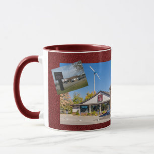 AnnaMaes Ton Burgendy Tasse zwei
