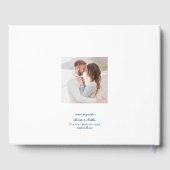 Annapolis Chesapeake Bay Map Wedding Gästebuch (Rückseite)