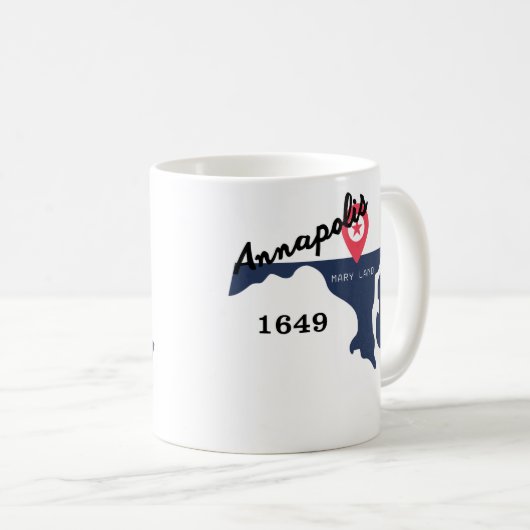 Annapolis coffee mug  kaffeetasse (VorderseiteRechts)