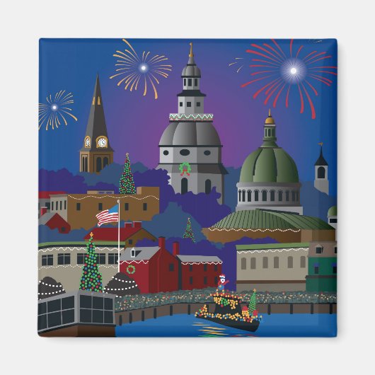 Annapolis Holiday Magnet (Vorne)