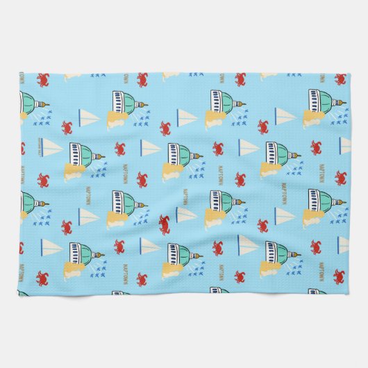 Annapolis Land, Sea Air Geschirr Handtuch (Horizontal)