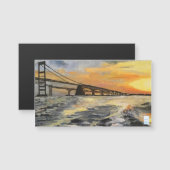 Annapolis Maryland Chesapeake Bay Magnetkarte (Vorne/Hinten)