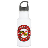Annapolis Maryland Edelstahlflasche (Vorderseite)