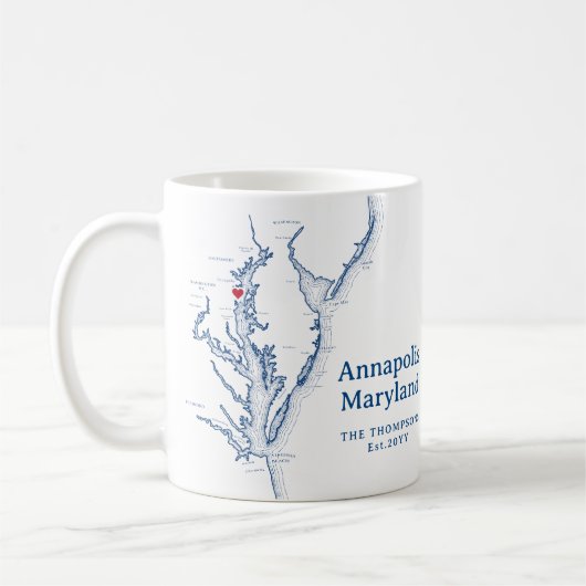 Annapolis Maryland Gift Kaffeetasse (Links)