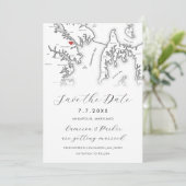 Annapolis Maryland Karte Schwarz-Weiß-Foto (Stehend Vorderseite)