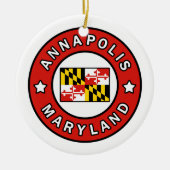Annapolis Maryland Keramik Ornament (Vorne)