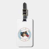 Annapolis Maryland Kolonialstil Gepäckanhänger (Vorderseite vertikal)