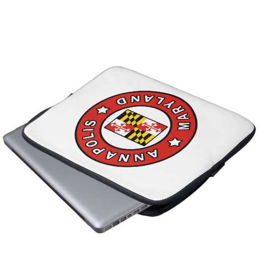 Annapolis Maryland Laptopschutzhülle (Vorne Knopf)
