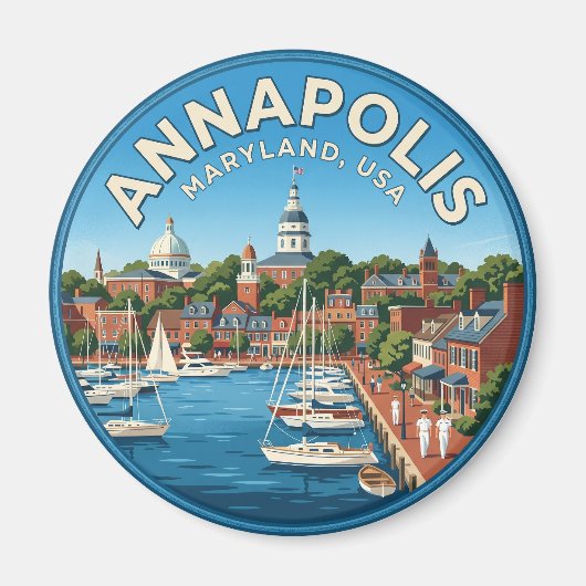 Annapolis Maryland Magnet (Vorne)