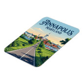 Annapolis Maryland Magnet (Linke Seite)