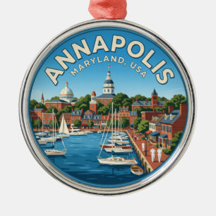 Annapolis Maryland Ornament Aus Metall