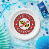 Annapolis Maryland Pappteller (Party)