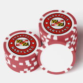 Annapolis Maryland Pokerchips (Stapel)