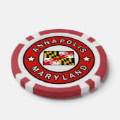Annapolis Maryland Pokerchips (Einzeln)