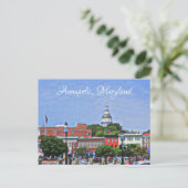 Annapolis, Maryland Postcard Postkarte (Stehend Vorderseite)