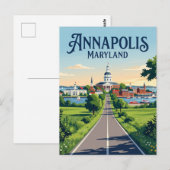 Annapolis Maryland Postkarte (Vorne/Hinten)