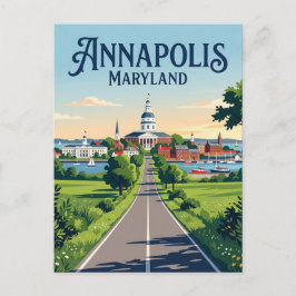 Annapolis Maryland Postkarte
