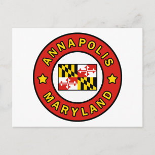 Annapolis Maryland Postkarte