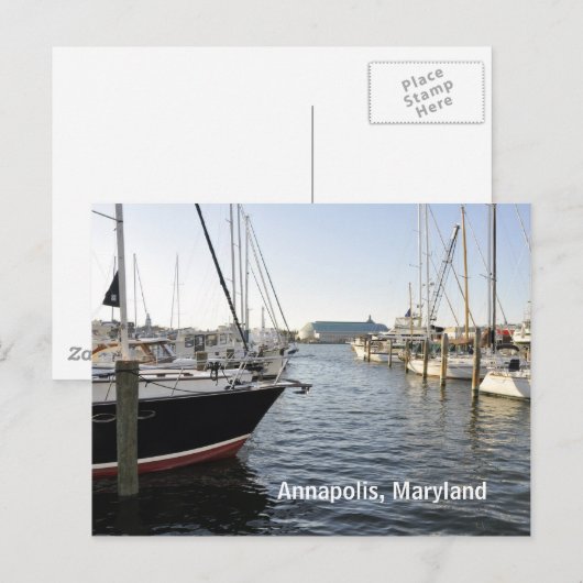 Annapolis, Maryland Postkarte (Vorne/Hinten)