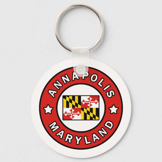 Annapolis Maryland Schlüsselanhänger (Vorderseite)