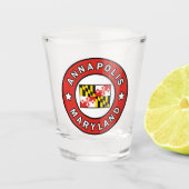 Annapolis Maryland Schnapsglas (Vorderseite)
