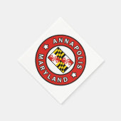 Annapolis Maryland Serviette (Ecke)