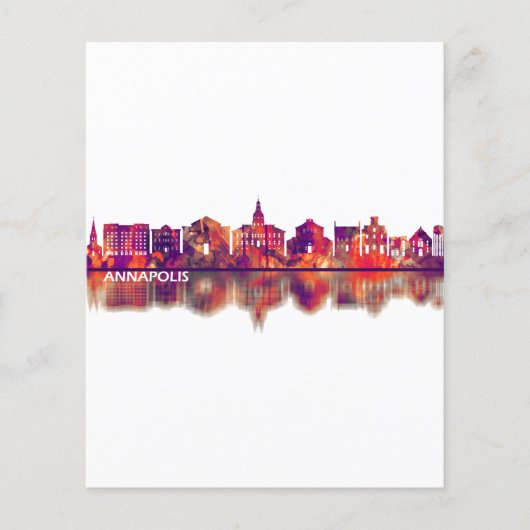 Annapolis Maryland Skyline Flyer (Vorne)