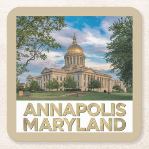 Annapolis Maryland Untersetzer Set
