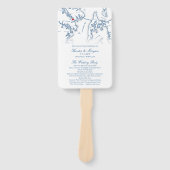 Annapolis Maryland Wedding Program Elegante Weddin Fächer (Vorderseite)