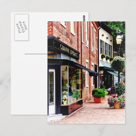 Annapolis MD - Along Staat Circle Postkarte (Vorne/Hinten)