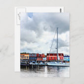 Annapolis Md - City Dock Postkarte (Vorne/Hinten)