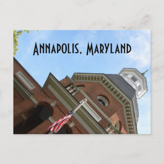 Annapolis, MD-Gerichtsgebäude Postkarte