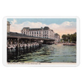 Annapolis MD, Naval, Midship, Vintag Magnet (Horizontal)