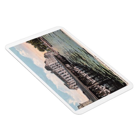 Annapolis MD, Naval, Midship, Vintag Magnet (Rechte Seite)