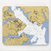 Annapolis MD-Seehafen-Diagramm Mousepad (Vorne)