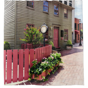 Annapolis MD - Uhr am One State Circle Duschvorhang