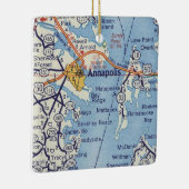 Annapolis MD Vintag Map Keramikornament (Rechts)