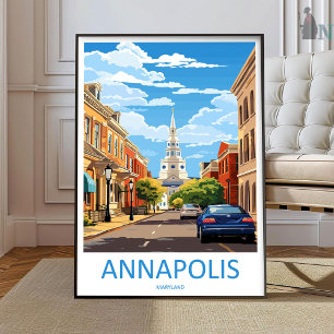 Annapolis Reise Druck Wandkunst Annapolis Wand Han Poster