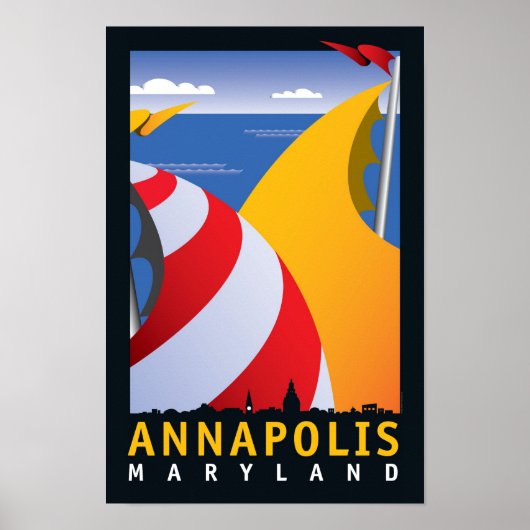 Annapolis, Segel Poster (Vorne)